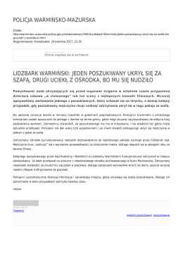 Generuj PDF - Policja Warmińsko