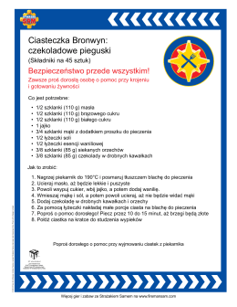 Ciasteczka Bronwyn: czekoladowe pieguski