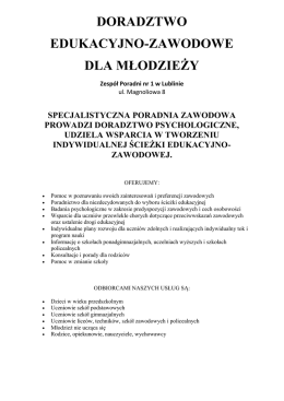 informacje - ZS 12 w Lublinie