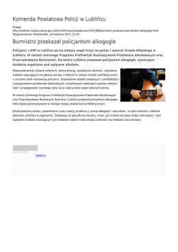 Generuj PDF - Komenda Powiatowa Policji w Lublińcu