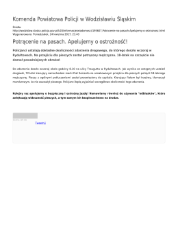 Generuj PDF - Komenda Powiatowa Policji w Wodzisławiu Śląskim