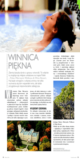 Winnica piękna - Pałac Mierzęcin