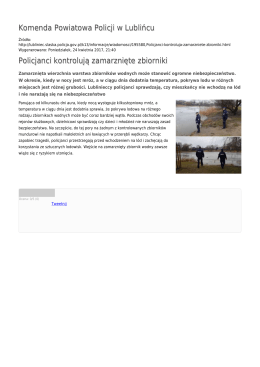 Generuj PDF - Komenda Powiatowa Policji w Lublińcu