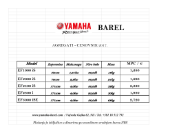AGREGATI - Yamaha Barel
