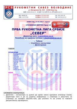 Билтен број 14
