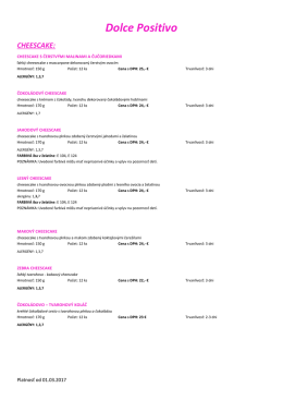 Dolce Positivo CHEESCAKE