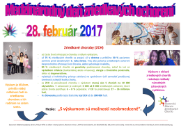 Heslo: &bdquo;S v&yacute;skumom s&uacute; možnosti neobmedzen&eacute;&ldquo;.