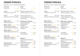 denn&aacute; ponuka denn&aacute; ponuka