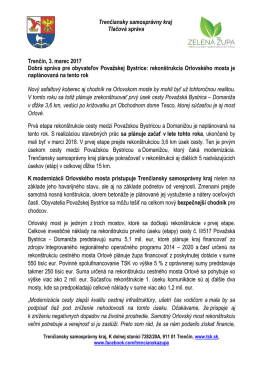 Trenčiansky samospr&aacute;vny kraj Tlačov&aacute; spr&aacute;va Trenč&iacute;n, 3. marec