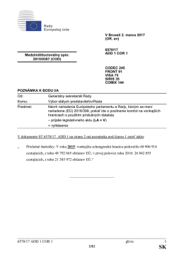 6570/17 ADD 1 COR 1 gb/zc 1 DRI V dokumente ST 6570/17 ADD 1
