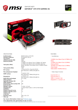 GeForce GTX 970 GAMING 4G