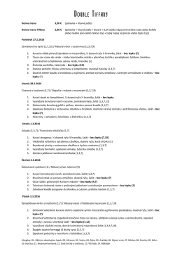 Stiahnite si denn&eacute; menu v pdf!