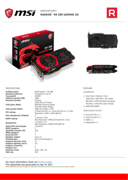 Radeon R9 380 GAMING 4G