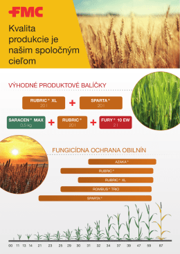 Fungic&iacute;dna ochrana obiln&iacute;n Kvalita produkcie je na&scaron;im spoločn&yacute;m
