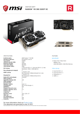 Radeon R9 380 2GD5T OC