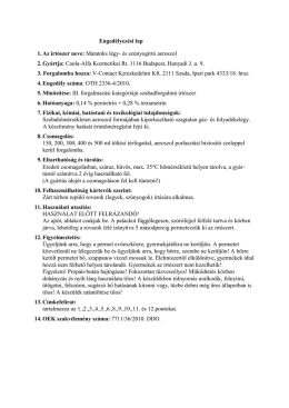 MATATOKS l&eacute;gy- &eacute;s sz&uacute;nyogirt&oacute; aeroszol