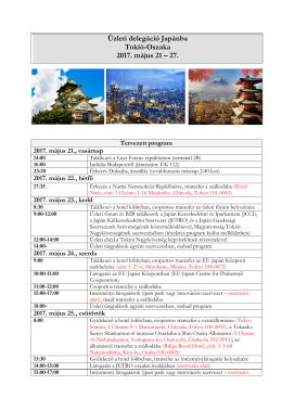 &Uuml;zleti deleg&aacute;ci&oacute; Jap&aacute;nba Toki&oacute;