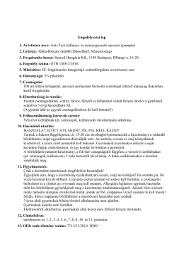 ANTI-TICK kullancs- és szúnyogriasztó aeroszol (pumpás)