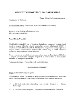 6. - Kunszentmiklós