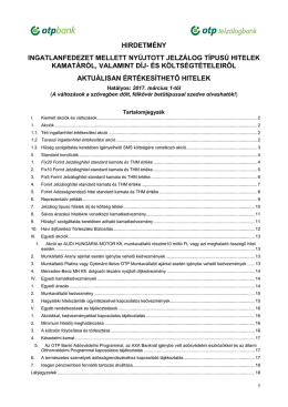 hirdetm&eacute;ny ingatlanfedezet mellett ny&uacute;jtott jelz&aacute;log