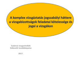 Komplex szakmai vizsga