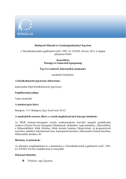 "K&ouml;zalkalmazottak jog&aacute;ll&aacute;s&aacute;r&oacute;l sz&oacute;l&oacute;" 1992. &eacute;vi XXXIII. t