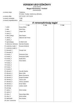 Teljes jegyzőkönyv - Új