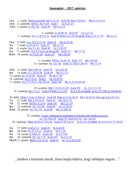 Amikor a keresztre n&eacute;zek, J&eacute;zus karjai kit&aacute;rva, hogy &aacute;t&ouml;leljen engem&hellip;
