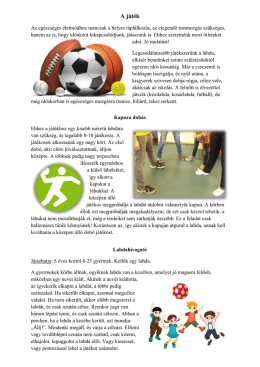 2. &eacute;vfolyam: A j&aacute;t&eacute;k