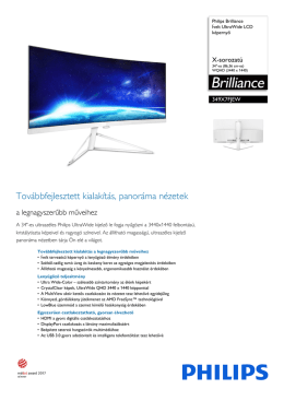 349X7FJEW/00 Philips Ívelt UltraWide LCD képernyő