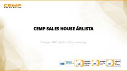 cemp sales house árlista