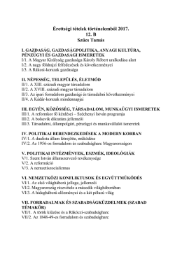 &Eacute;retts&eacute;gi t&eacute;telek t&ouml;rt&eacute;nelemből 2017. 12. B Szűcs Tam&aacute;s