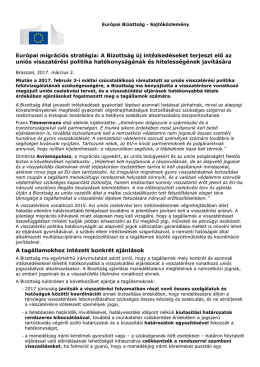 Eur&oacute;pai migr&aacute;ci&oacute;s strat&eacute;gia: A Bizotts&aacute;g &uacute;j