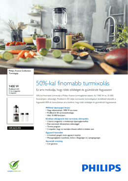 HR3655/00 Philips Turmixgép