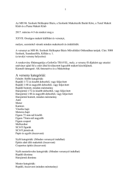 Szolnoki makettverseny