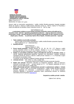 Izgradnja gospodarske građevine, Siče - Brodsko