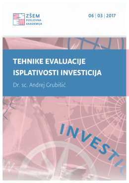 Tehnike evaulacije isplativosti investicija