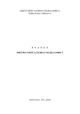 statut dv ciciban velika gorica