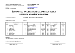 TALIJANSKI u PAGU – LISTA B - Osnovna škola Jurja Dalmatinca Pag