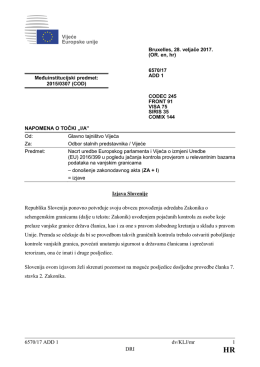 6570/17 ADD 1 dv/KLJ/mr 1 DRI Izjava Slovenije Republika