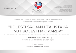 bolesti srčanih zalistaka su i bolesti miokarda