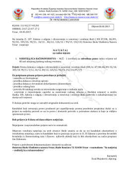 112-02/17-03/03 URBROJ: 2167-23-07-17