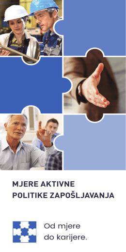 Letak - Mjere aktivne politike zapo&scaron;ljavanja