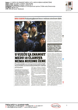 `U Vijeću za znanost među 18 članova nema nijedne žene`(Jutarnji
