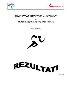 Rezultati - Atletski Klub Kvarner