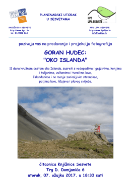 goran hudec: "oko islanda"