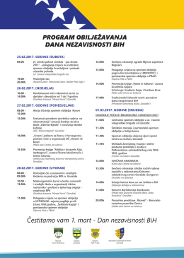 Dan nezavisnosti BiH 2017