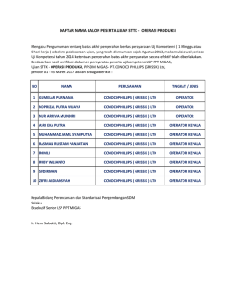 PESERTA OP.xlsx - Pusdiklat Migas