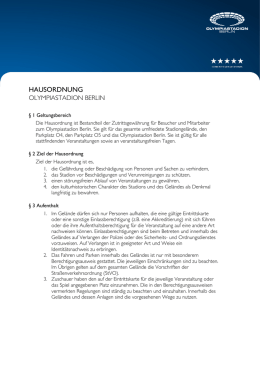 Olympiastadion Berlin: Start