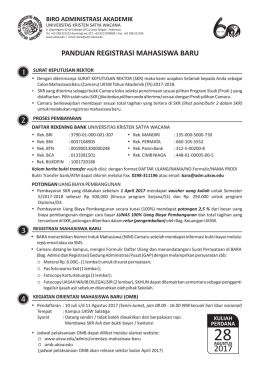 Registrasi Ulang - Admisi